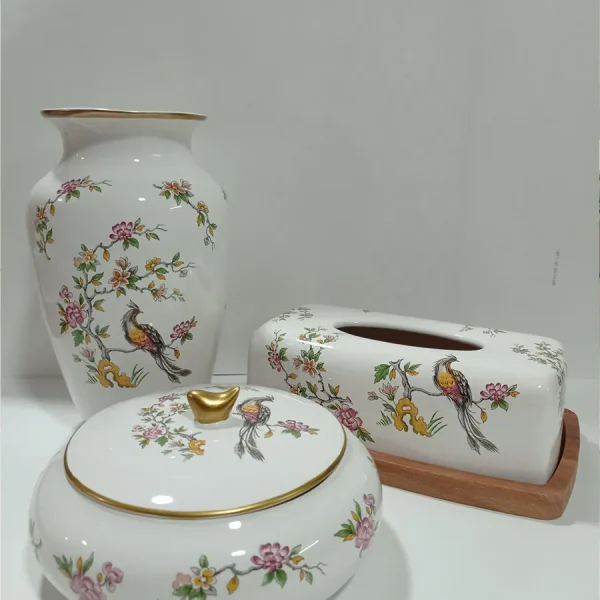 ست سه تکه طرح سی مرغ