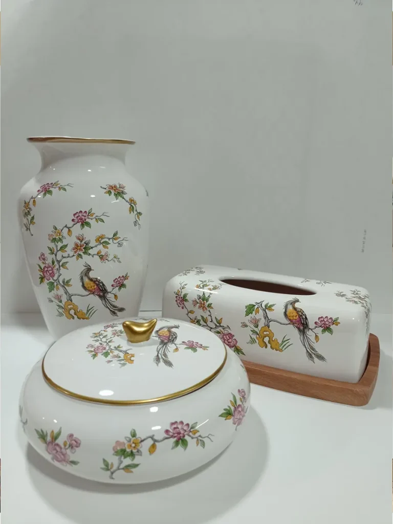 ست سه تکه طرح سی مرغ